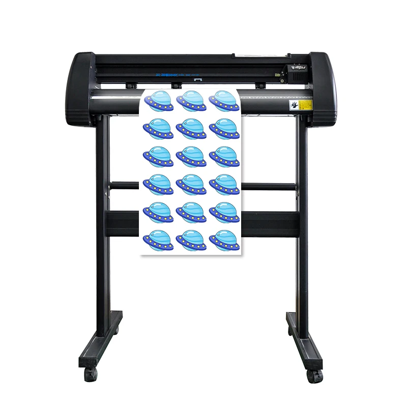 Yinghe Laser Positioning PVC Sticker Cutting Plotter Hot Sale Heat Transfer Vinyl Printing Plotter with Contour Function