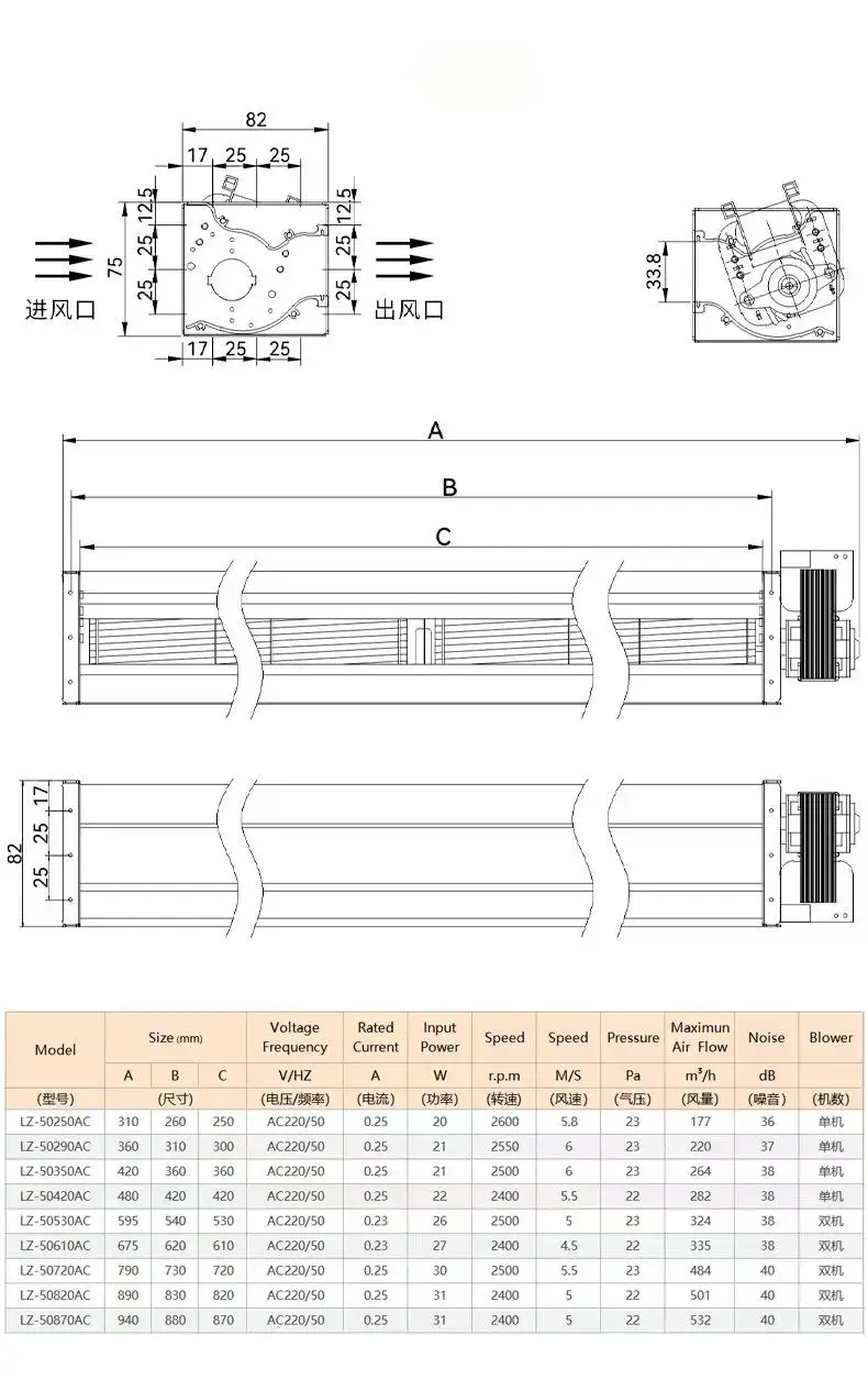 Air Curtain, HY-50MM, Aluminum - detail 14