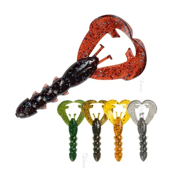 Hot Sale 15pcs/Bag TPR Soft Fishing Lure Lobster Plastic Crawfish Bait Prawn Lures 4cm/0.45g Saltwater Fish River Fishing – Soft Lure – view 2
