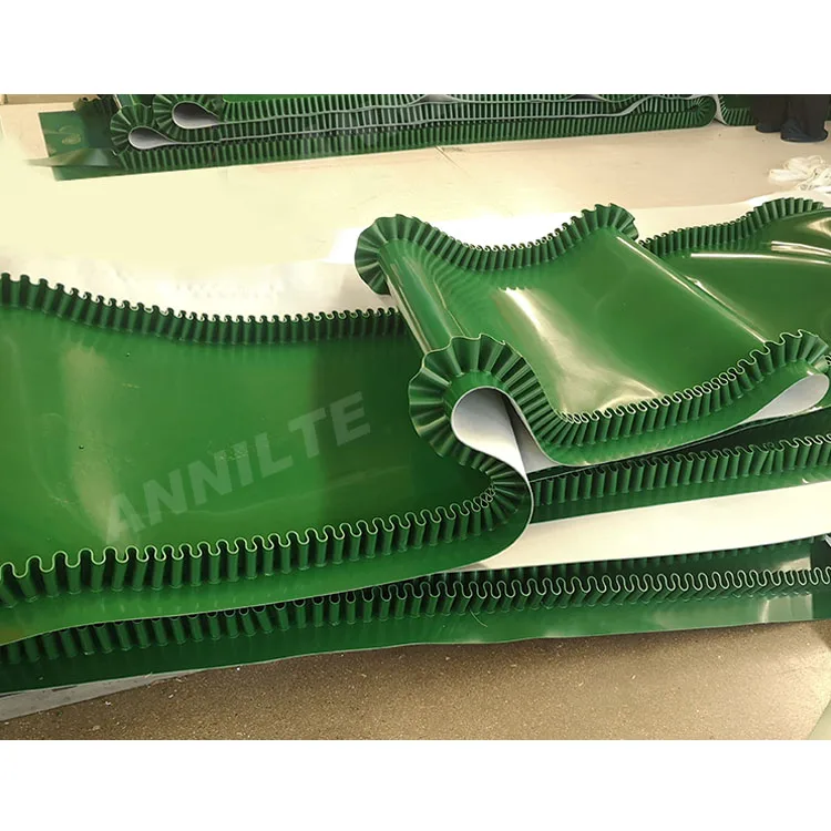 Customized-pvc Conveyor Belt With Skirt Cleats Guide Stripelevator Anti ...