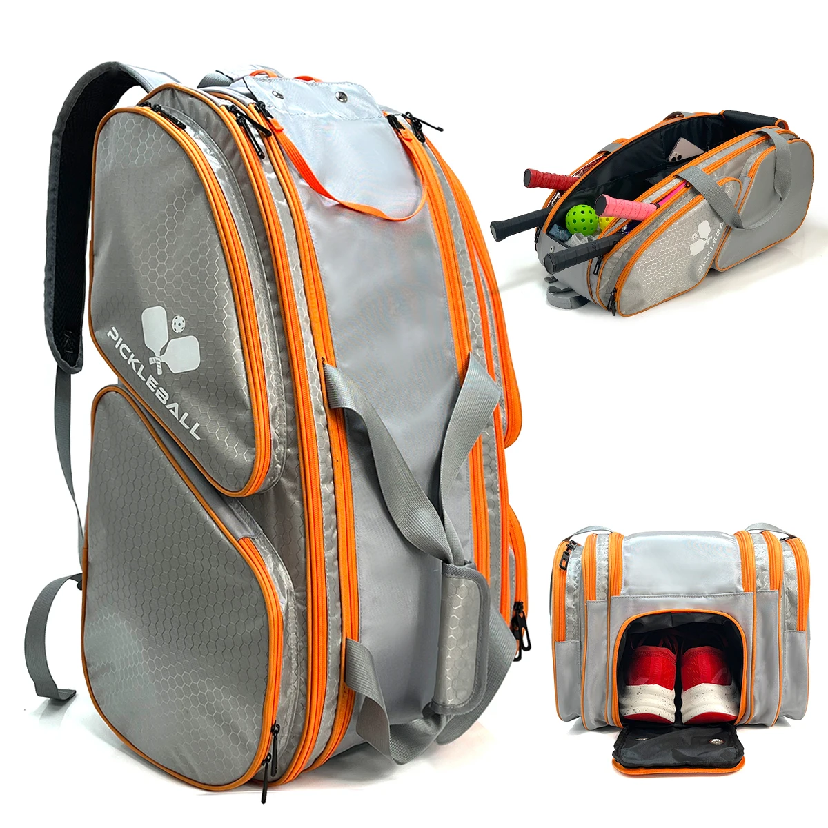 RTS Nylon Pickleball Tennis Backpack - Durable & Versatile