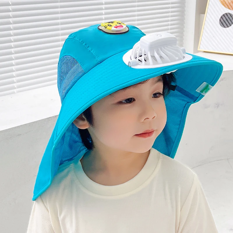 animal patch cute sun hat with