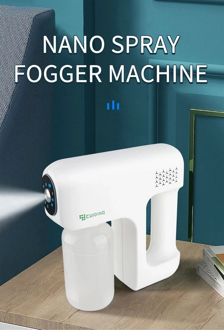 Atomizing Nano Steam Gun Nano Steam Spray Electric Wire Mist Sprayer Sanitizing Device Handy Portable Nano Mist Sprayer