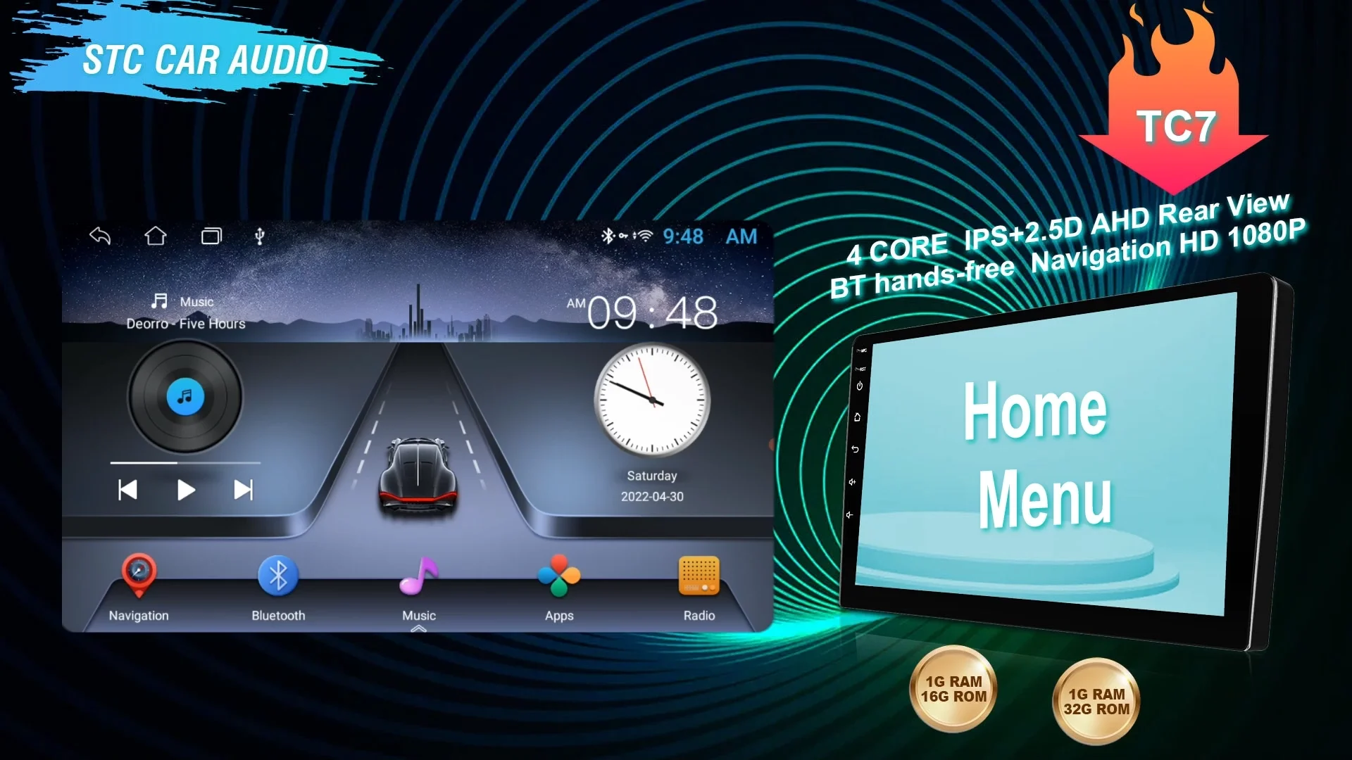 Ts7 Carries Carplay And Android Auto Ahd With Ips 2din Android Player