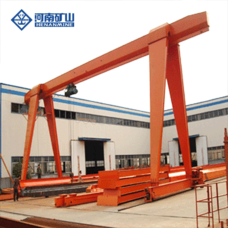 Steel Structure Portal Customizable 5 10 15 16 Tons  MH Type Single Girder Gantry Crane