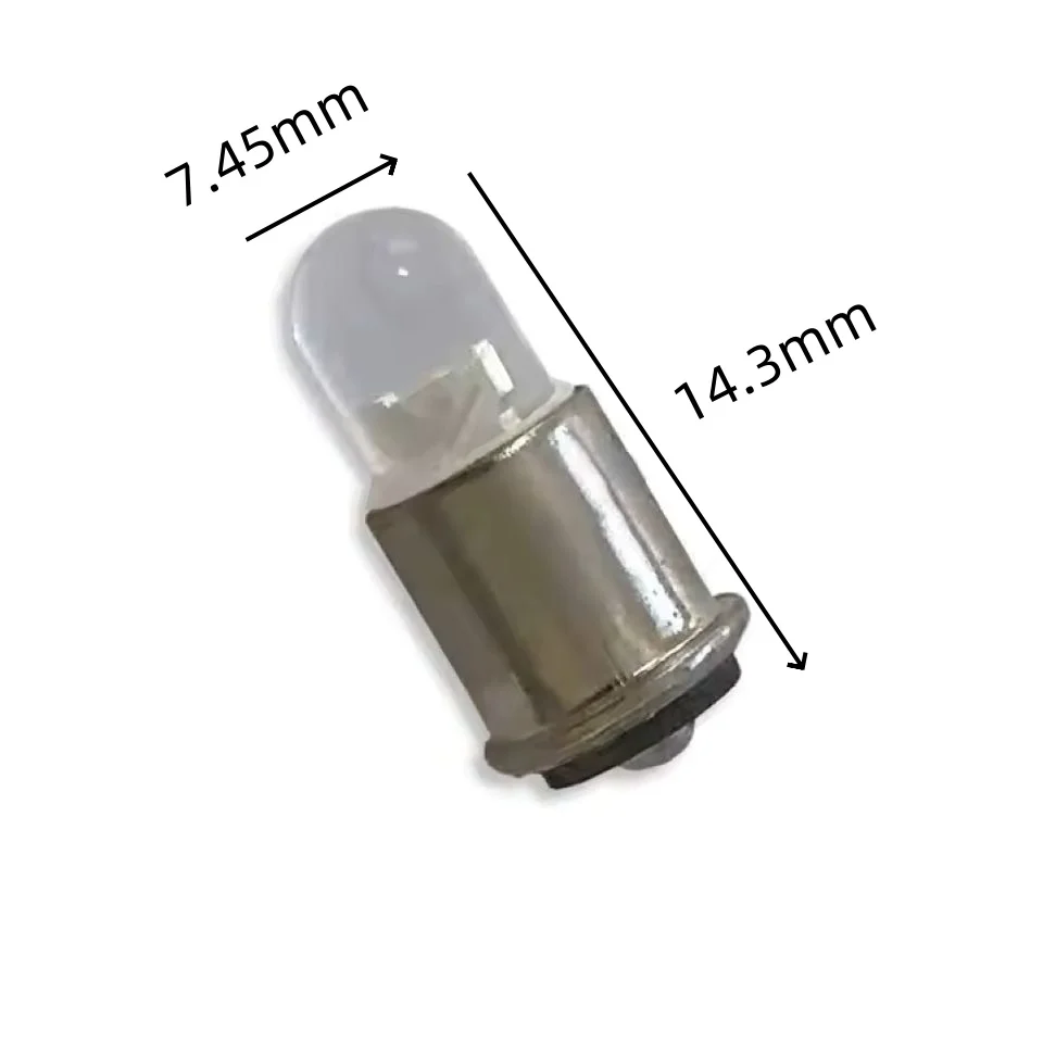 Midget Flange LED Bulb 0.3W 12V -28V 2LM LED Miniature Indicator Light Lamp