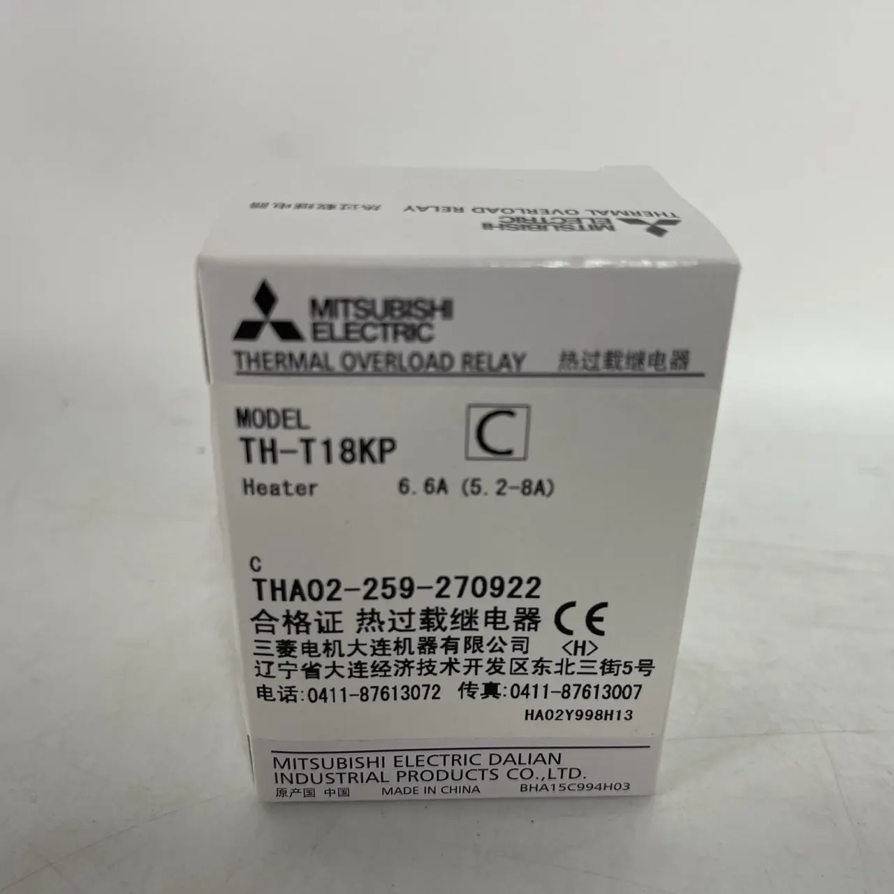 Mitsubishi Thermal Overload Relay TH-T18KP