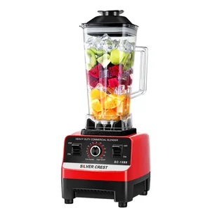 Hot Selling Silver Crest Heavy Duty 2-in-1 Blender and Fresh Fruit Juicer for Household and Hotel Use