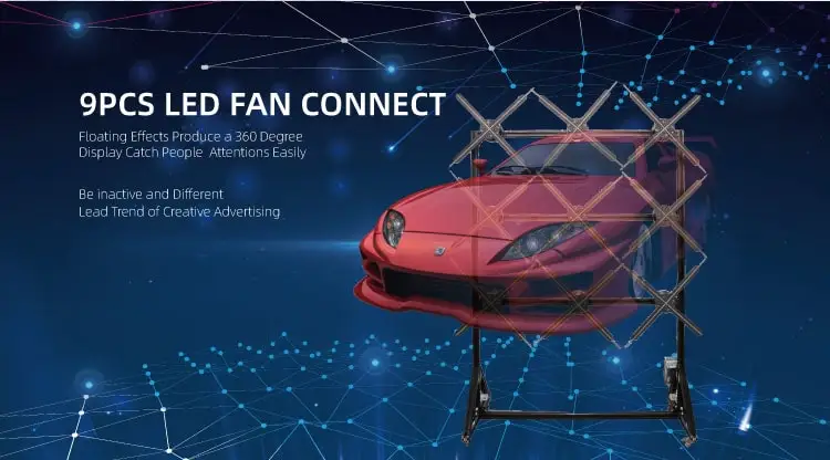 High Quality 3D Holographic Spinning LED Hologram Display DIY Holo Fan Library for Indoor Education Direct Factory Price OEM