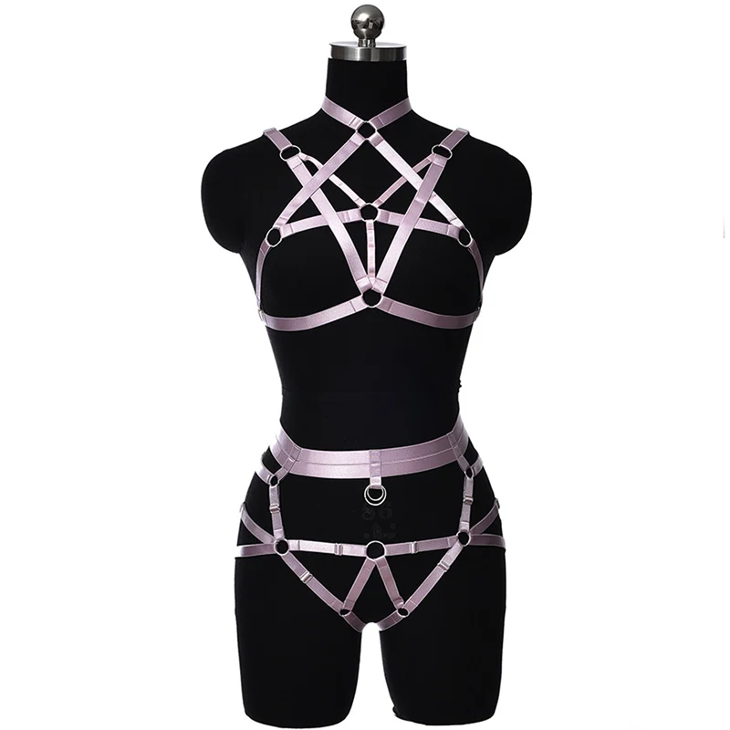 Leather harness Fetishwear for women Bondages for women BDSM Plus size harness Harness women