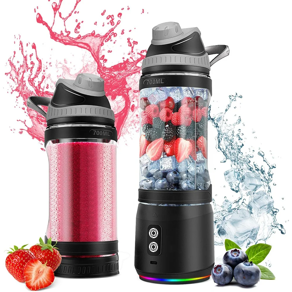 Customized Hand Held Blender Automatic Protein Shake Drink Mixer Crush Blender Portable