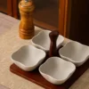 Gray Speckled-4bowl-A