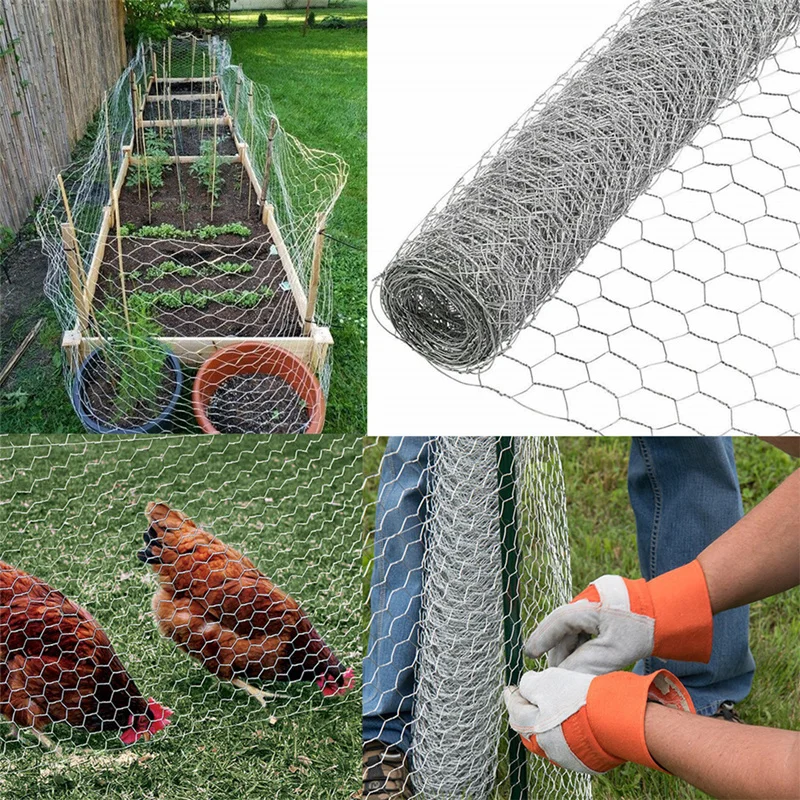 Pvc Chicken Wire Netting Plastic Coated Wire Mesh Rabbit Cages 3/4 ...