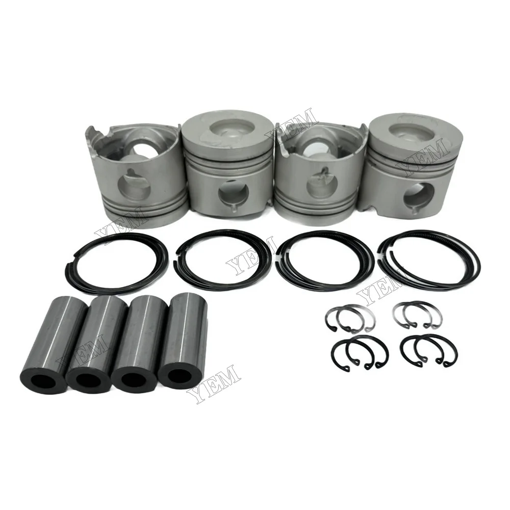 4JA1 Cylinder Pistons Kit With Rings Set Engine Parts Fits for Isuzu High Suppliers