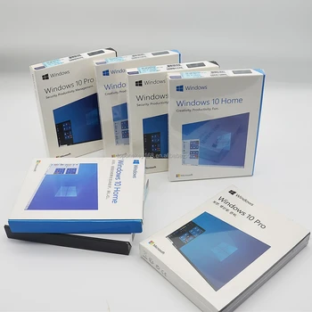 For Windows 10 Home USB Retail Box Lifetime License 100% Global Online Activation Internet Win 10 Key