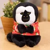 white-faced monk-faced monkey-flower cotton-padded jacket