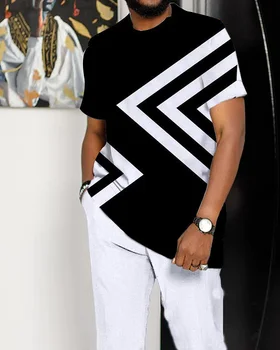 Hot Selling High Quality New  African Men Clothing Set Fashion Well Fitting Men Clothing African Design