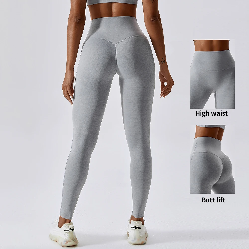 Custom Sample Nylon Fitness Tight Workout Sports Gym Leggings Hips Butt Lifting Yoga Pants Woman Yoga Legging