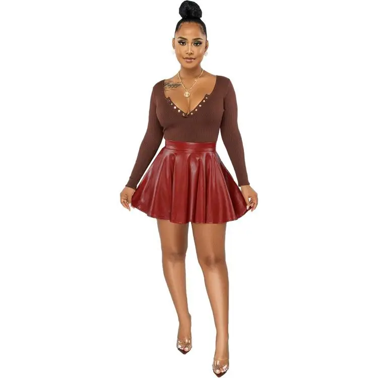 chinese dress ladies City Chic Women's Plus Size Lanie Faux Leather Skirt at Amazon Women's  Clothing store