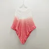 Pullover gradient watermelon red