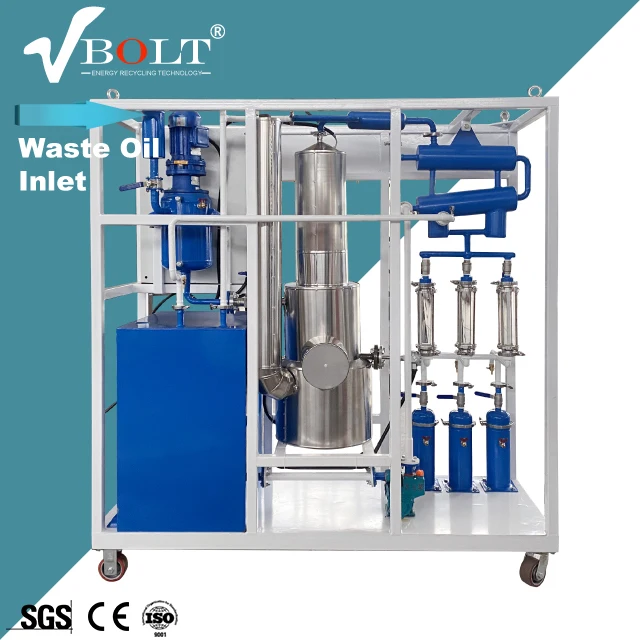Mini Waste Oil Distillation to Diesel Machine Pyrolysis Oil Decoloring and Deodorizing Oil Machinery