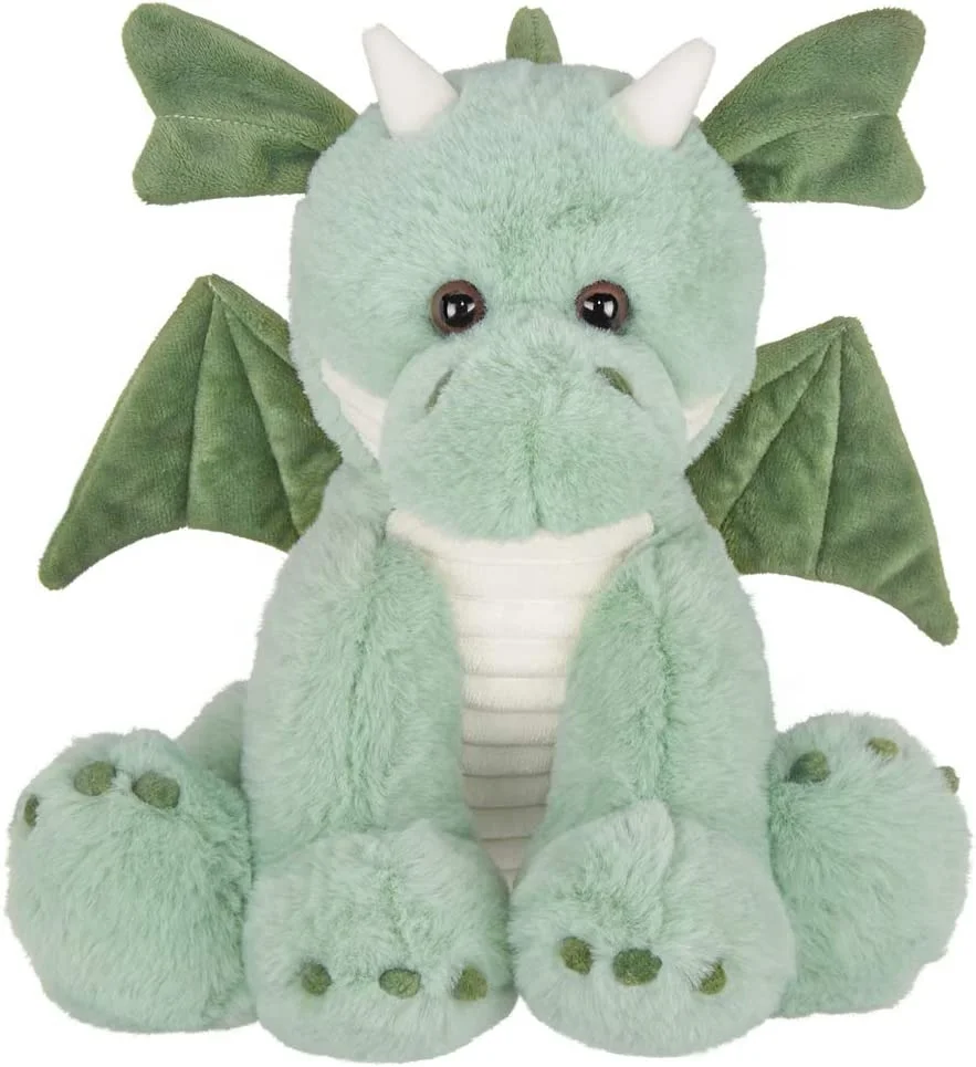 Custom 15" Stuffed Green Cute Dragon Plush Toys Buy Custom 15" Dragon