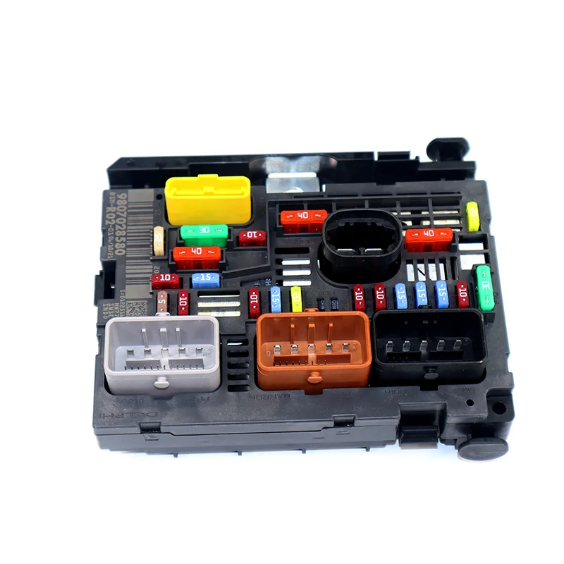Engine Fuse Box 9807028580 BSM-R02 R19 for Peugeot 3008 407 5008 Citroen C4 C6