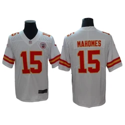 Wholesale Women's 15 Patrick Mahomes 87 Travis Kelce American Football  Jersey Stich S-5xl From m.