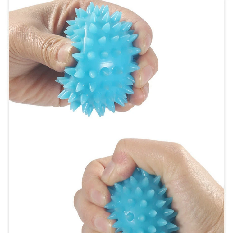 Массажный мяч «Ежик» для раннего детства, тренировочный сенсорный мяч для реабилитации, пальмового массажа, йоги