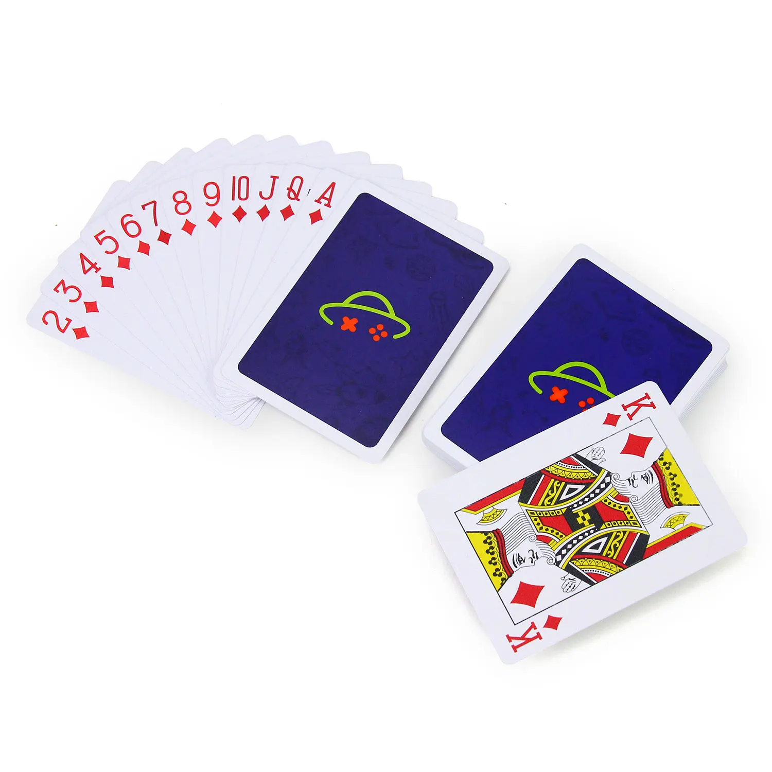 Free Shipping Print Custom Barcode Spanish Pvc Poker Casino Set Box Scopa Napoletane Deck of Playing Card