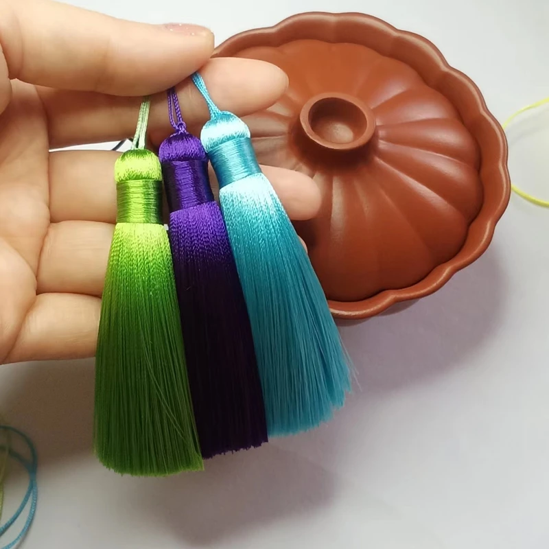 Silk on sale thread keychain