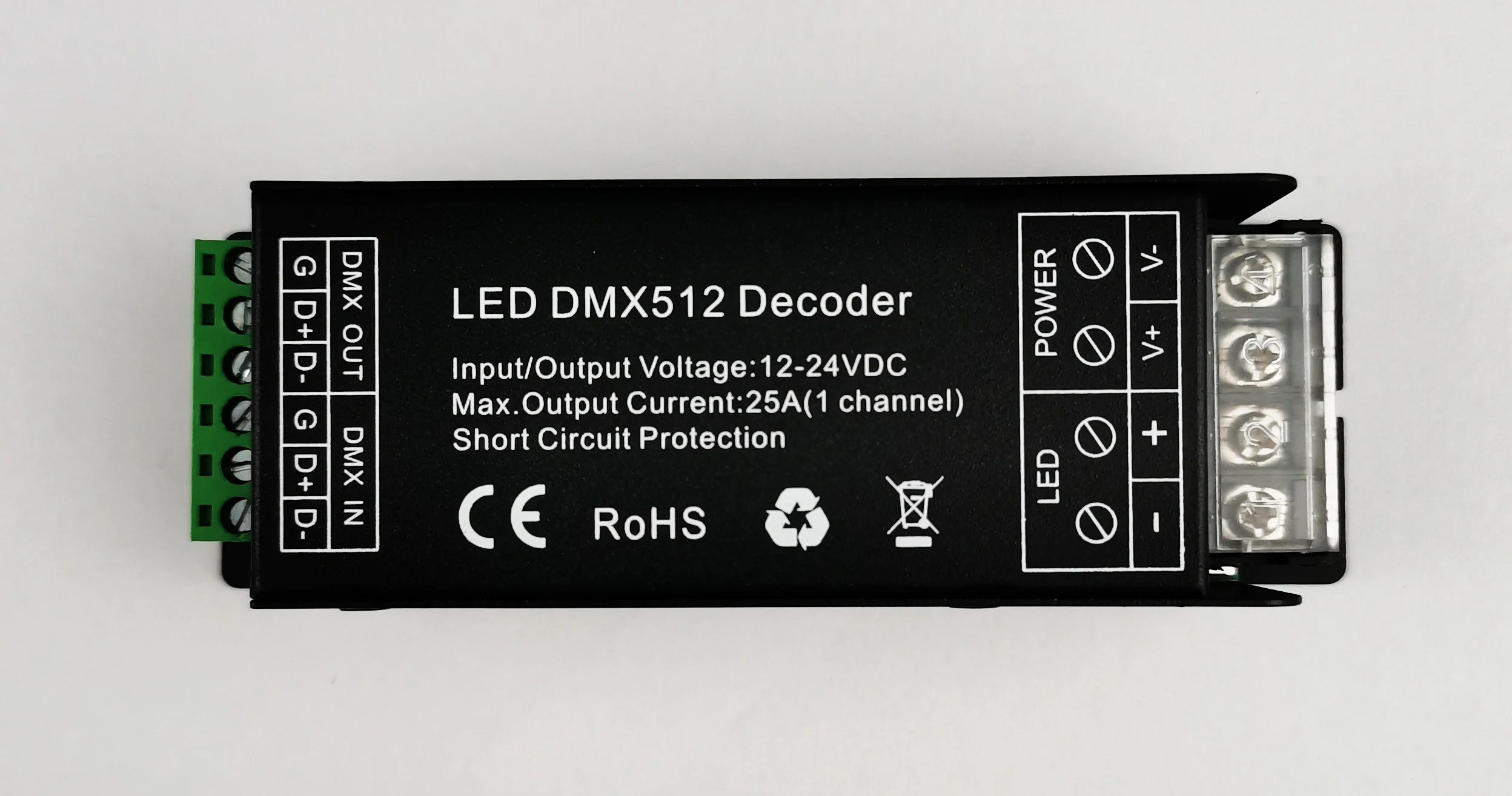 1 Channel DMX Decoder Single Color DMX512 Controller Dimming LED Strip DMX512 Decoder