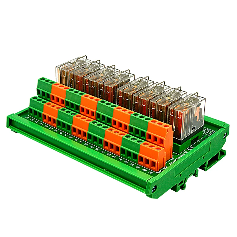 8-way Relay Module PLC Amplifier Board 24 V Control Board