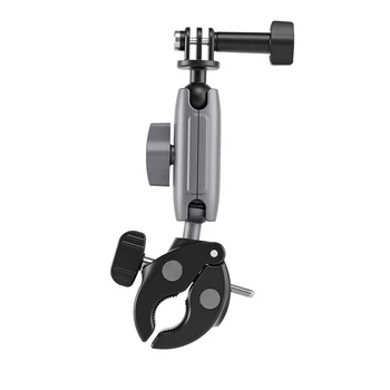 Telesin Accessories for GoPro Hero 13 12 11 10 9  DJI Action Cameras Clamp Mount with Ball Head Mount with 1/4 Thread