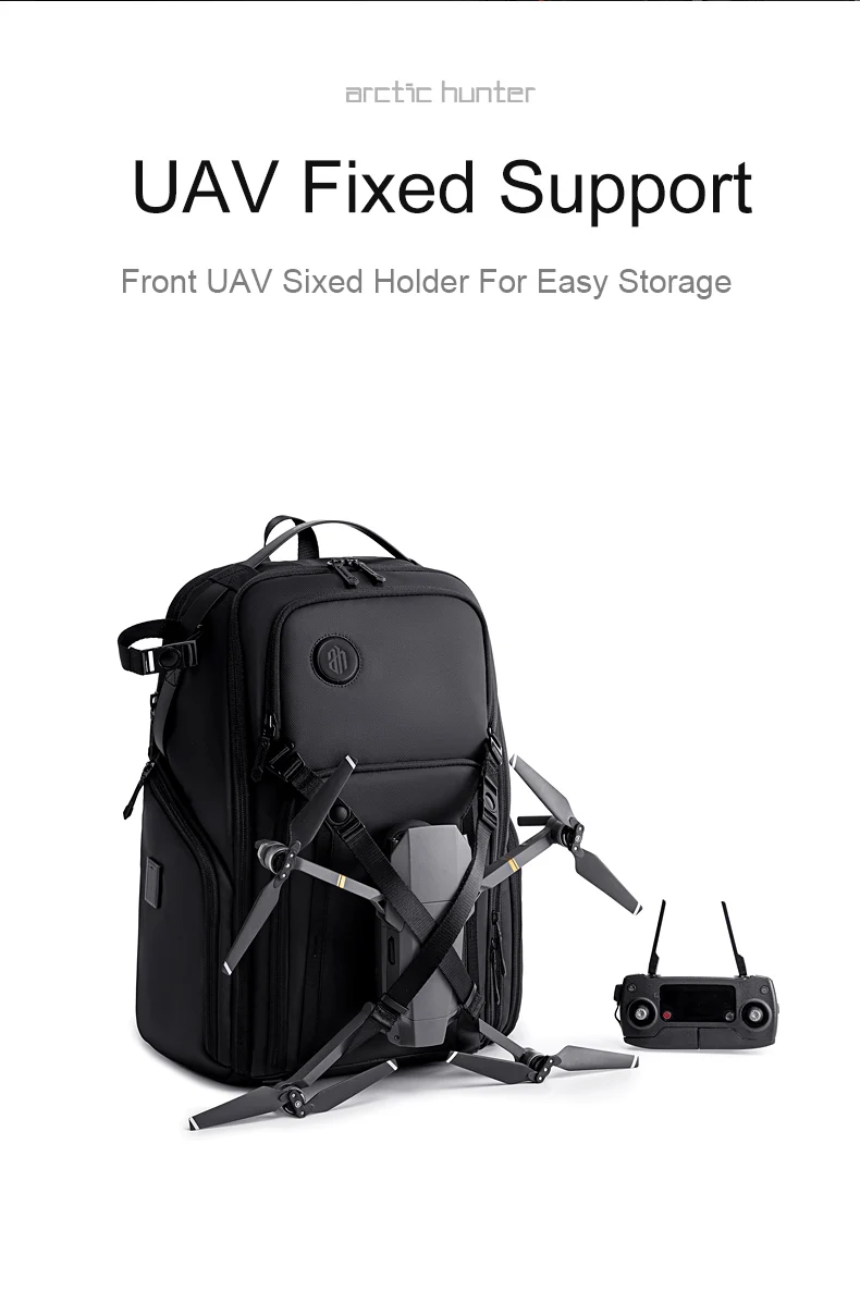 ARCTIC HUNTER Multifunction large capacity Smart Backpack For Business travel Mens Laptop Back pack Drone Camera bag mochila