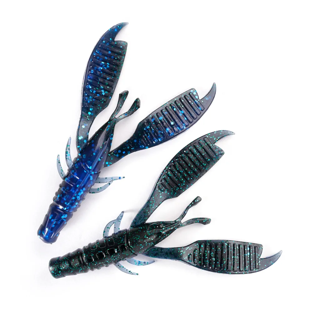 creepy crawlers fishing lures Shrimp Scent Creepy Crawler Heavy Cover Buggy Craw Soft Fishing Lure