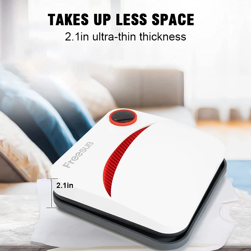 Freesub  Small Tshirt Theat Transfer Printing Machine Portable 9 X 9  Inches T-shirt Heat Press Machines for t Shirt