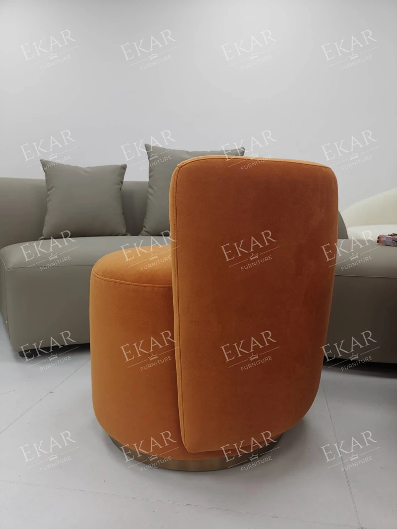 product modern round leather chair stylish comfort bean bag for contemporary living spaces and bar leisure design-68