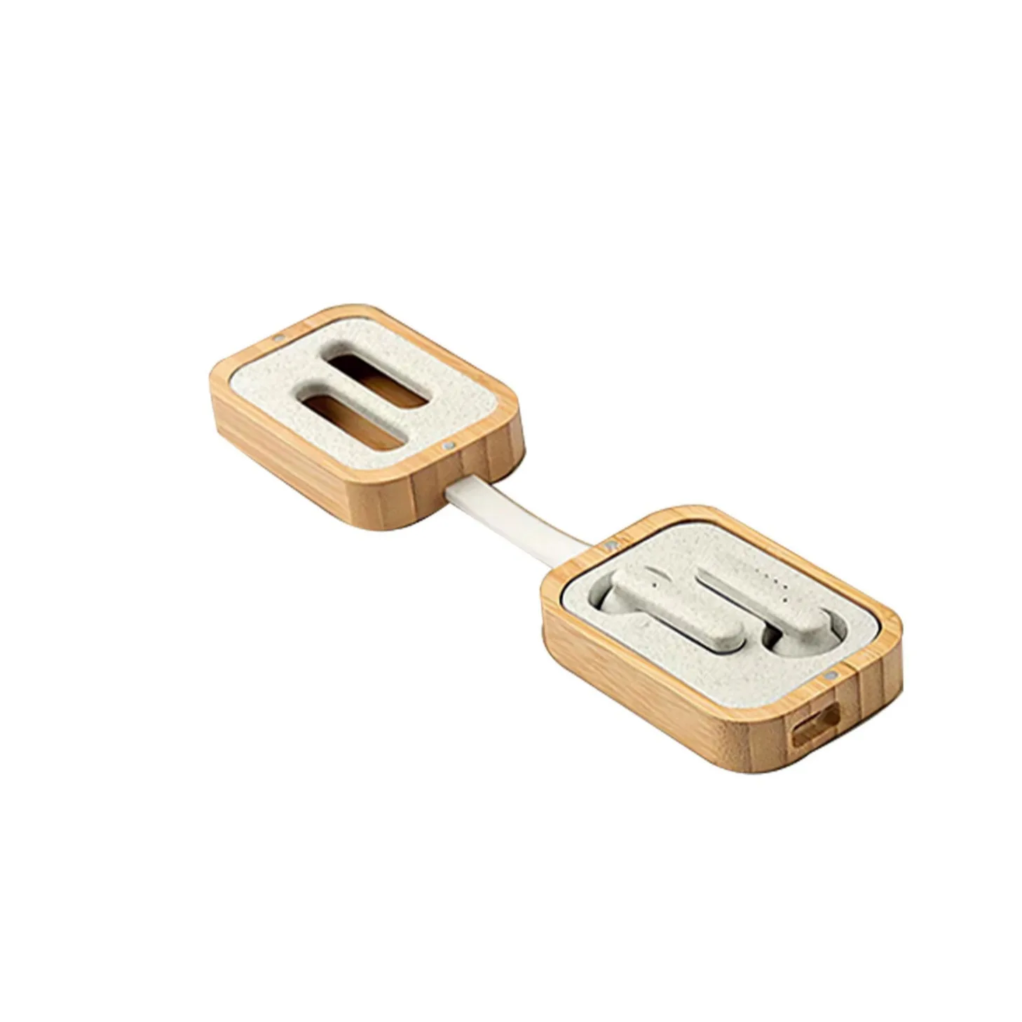 ECO Bamboo Wood Headphones Europe Hot TWS Wooden Wireless Connection Headset Earphone
