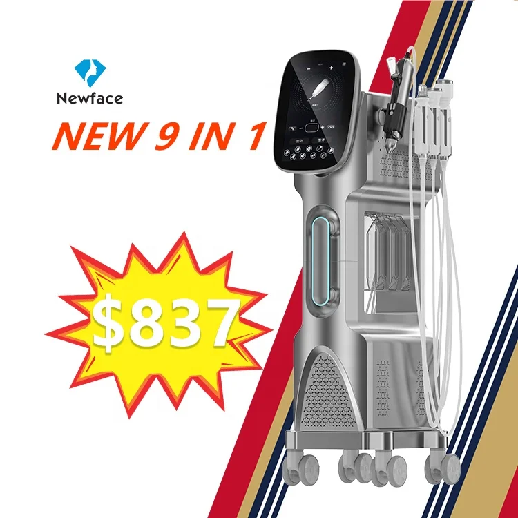 NewFace 2023 Best Design H2O2 Anti Aging Skin Deep Clean Moisturizing Face Lift Firm Tighten Hydro Dermabrasion Facial Machine