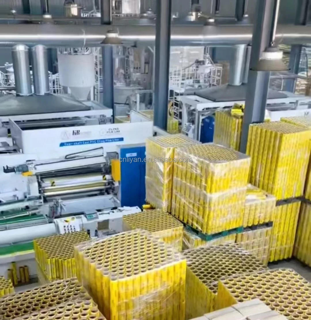 Pvc Cast Food Grade Cling Film Factory Price High Quality Commercial