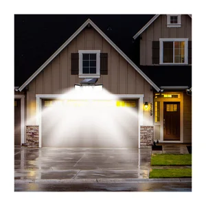 Vertak Automatic Outdoor Solar Home Security Led Lights with Motion Sensor Mono Solar Panel