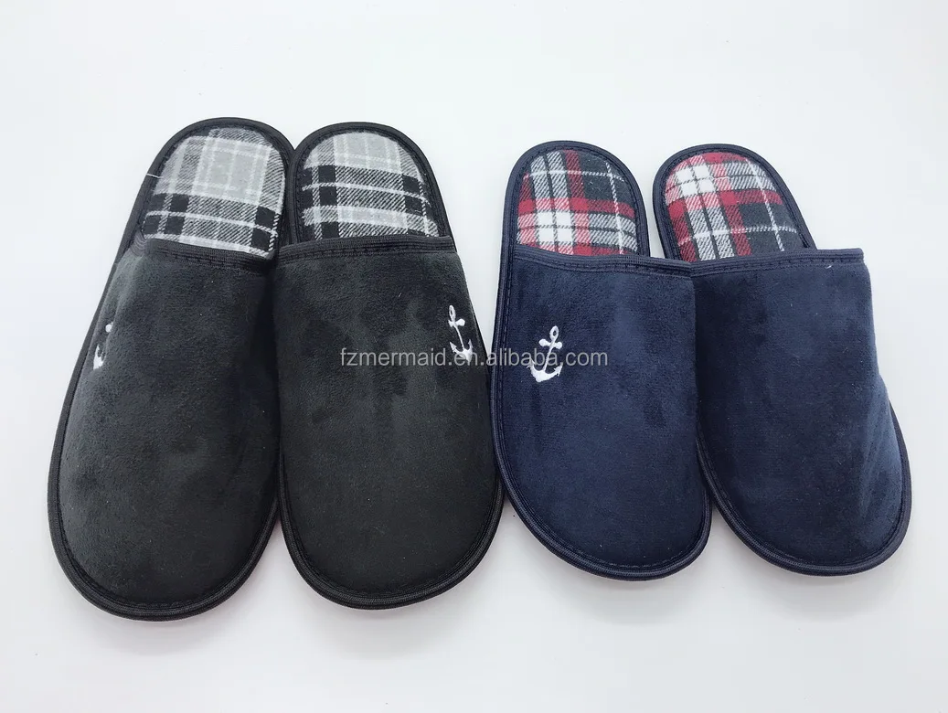 2024 New Customized Cute Jersey Adult Flat Anti Slip Indoor Bedroom Slippers for Men
