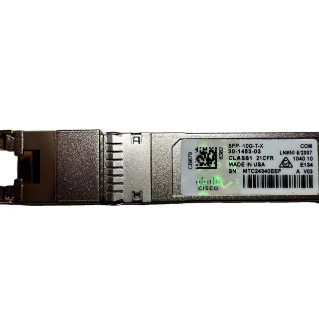 10GBASE-T SFP+ Module for CAT6A cables Optical Transceiver SFP-10G-T-X