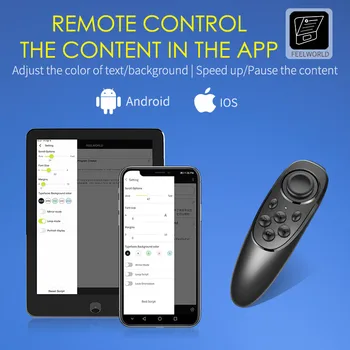 FEELWORLD TP10 Bluetooth Remote Control Teleprompter, LOGO Customization, Factory Price for B2B Bulk Orders detail image