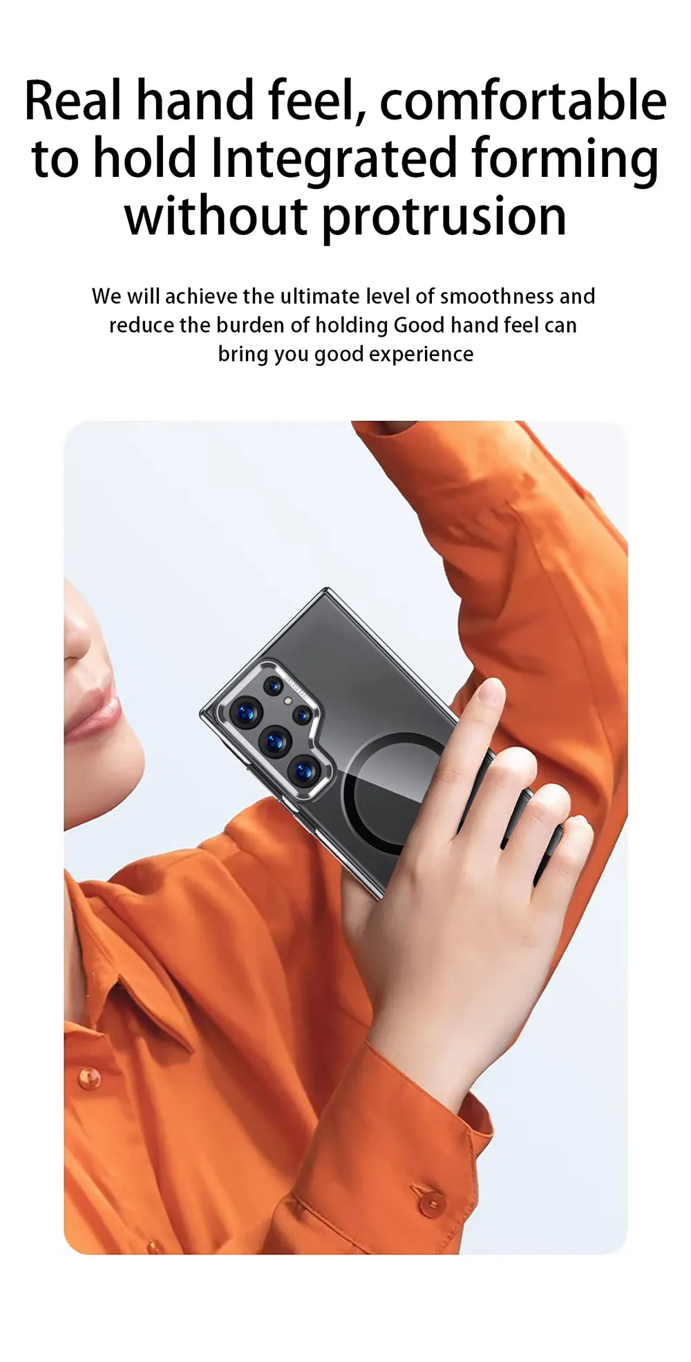 product clear case for samsung galaxy s24 plus ultra s24 camera protector magnetic ring phone transparent hard pc  wls83 wlons-6