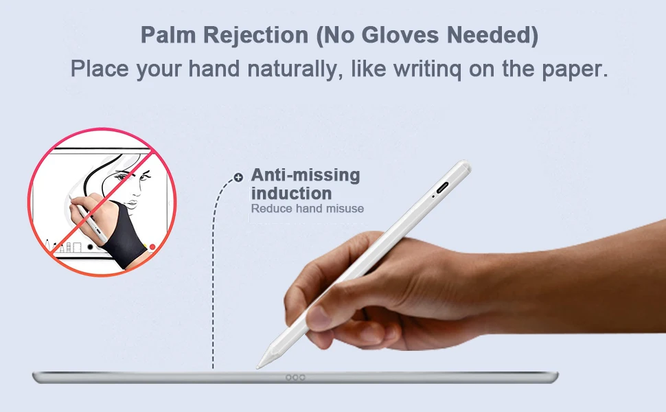 Palm Rejection Active Stylus Pen For Touch Screen Apple Ipad Pencil Buy Ipad Pencil,Active