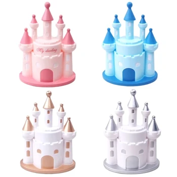 Princess Prince Castle Happy Birthday Decor Home Dinner Baking Cake Topper Event Party Supplies Love Gift Cake Decorations