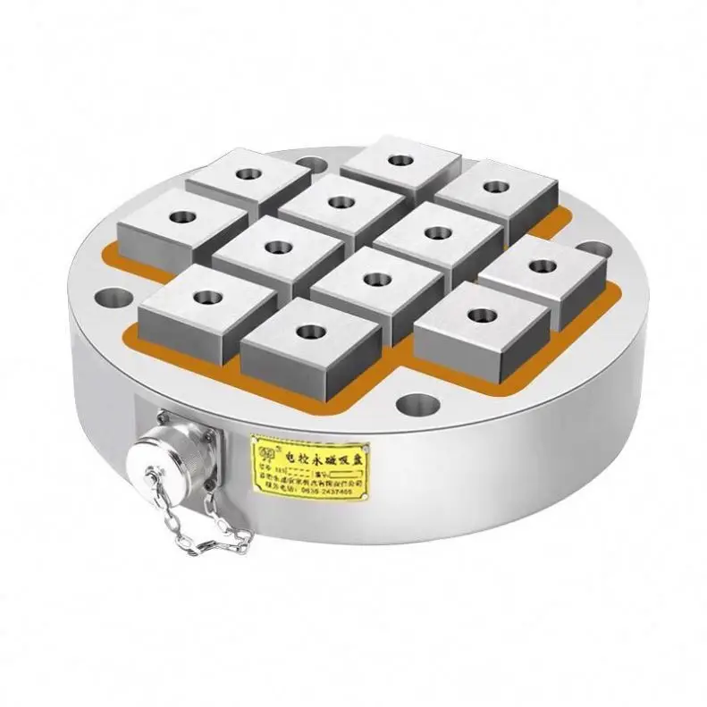 TEBAK CNC Machine Center Powerful Circular 5 Axis Electro-permanent Magnetic Chuck Electro-controlled Permanent Magnetic Chuck