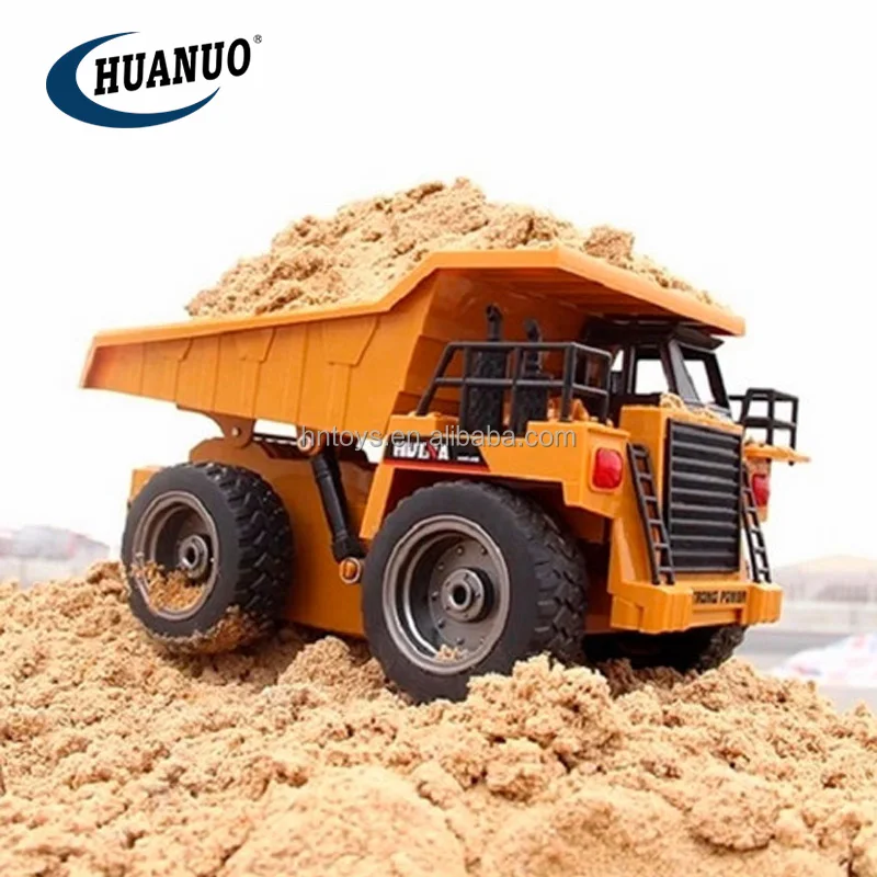 1/24 9CH 4WD Alloy Rc Dump Truck 2.4GHz Diecast Rc Tipper Selfdischarging Truck Engineering Vehicle Model